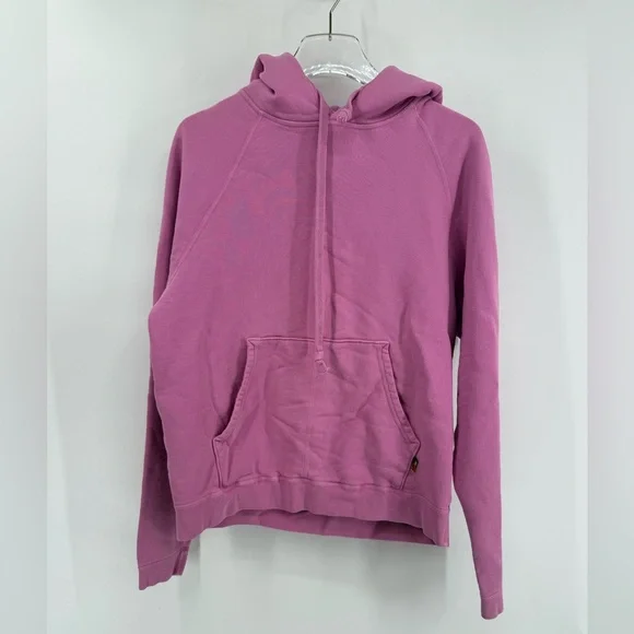 FREE CITY Pink COTTON HOODIE size 1 - small - Picture 1 of 9